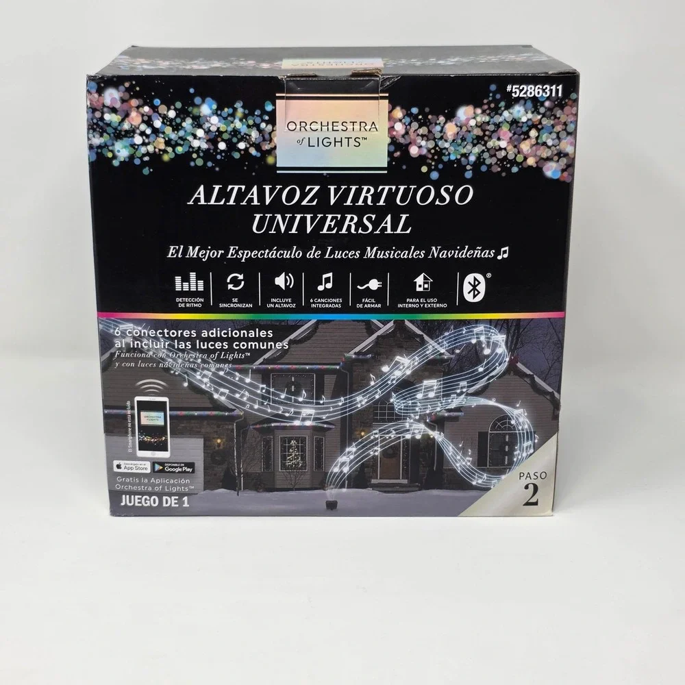 Gemmy‎ Orchestra of Lights Universal Virtuoso Speaker In/Outdoor App (MVP017337)